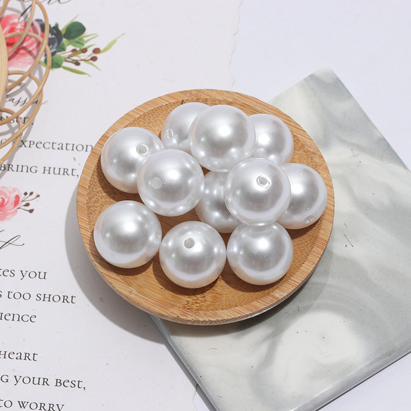 Teneral de 500 piezas IMITICIÓN Pearl Red Red Redon Beads