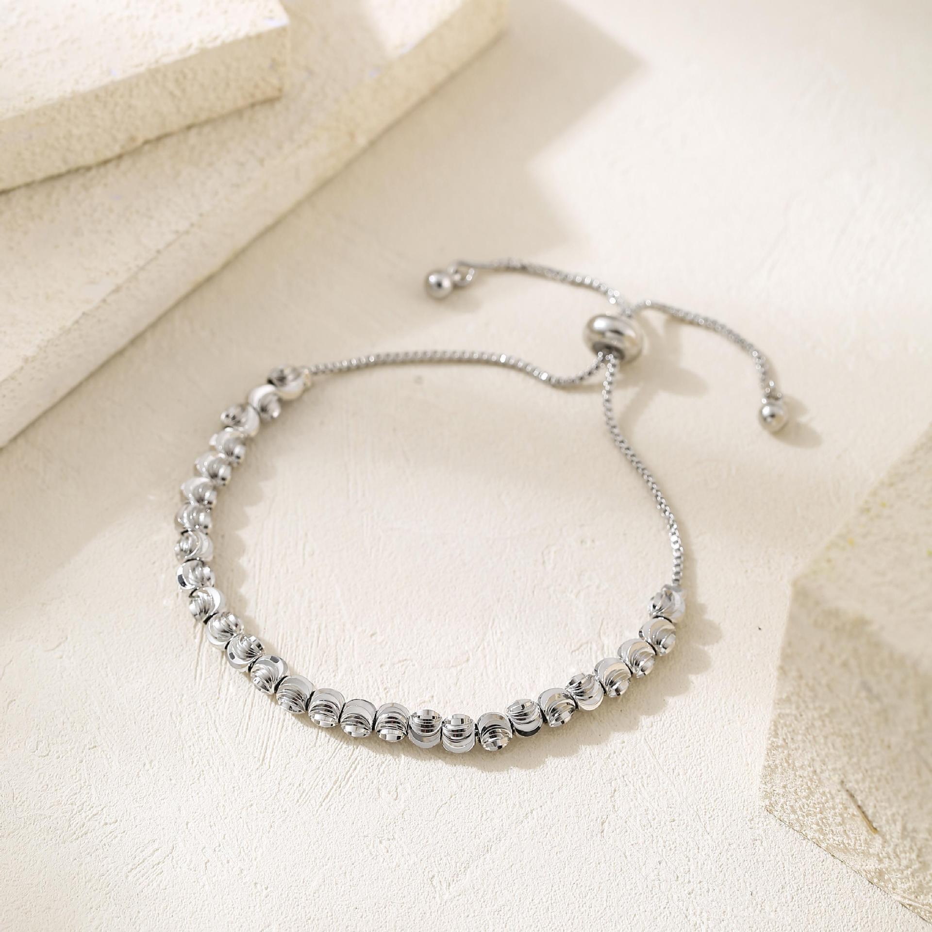 Wholesale Gold and silver tricolor Watermelon bead bracelet