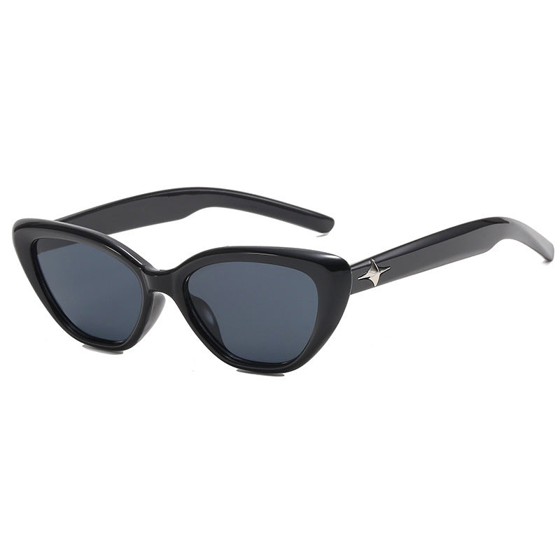Wholesale Retro triangular cat-eye small face small frame sunglasses