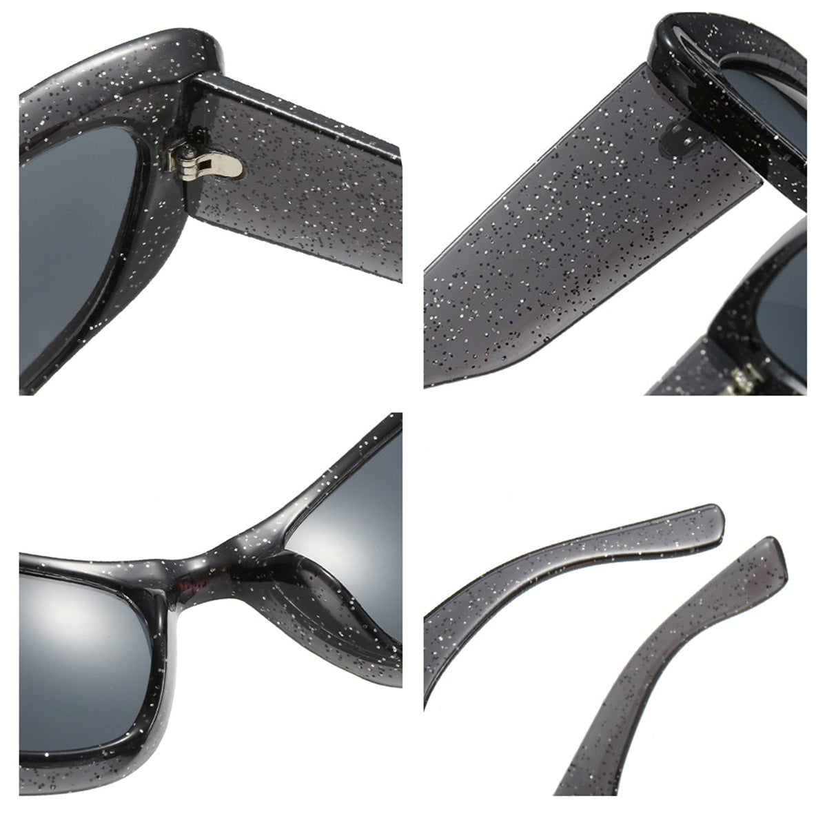 Wholesale PC Pop-up Hip-hop Cat Eye Small Frame Sunglasses