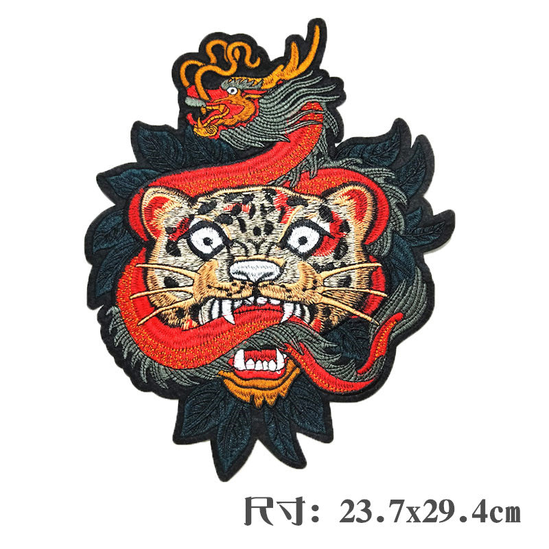 Wholesale Large punk style clothing embroidery DIY Patches
