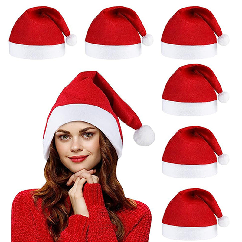 Wholesale Christmas Non-woven Adult Christmas Hats