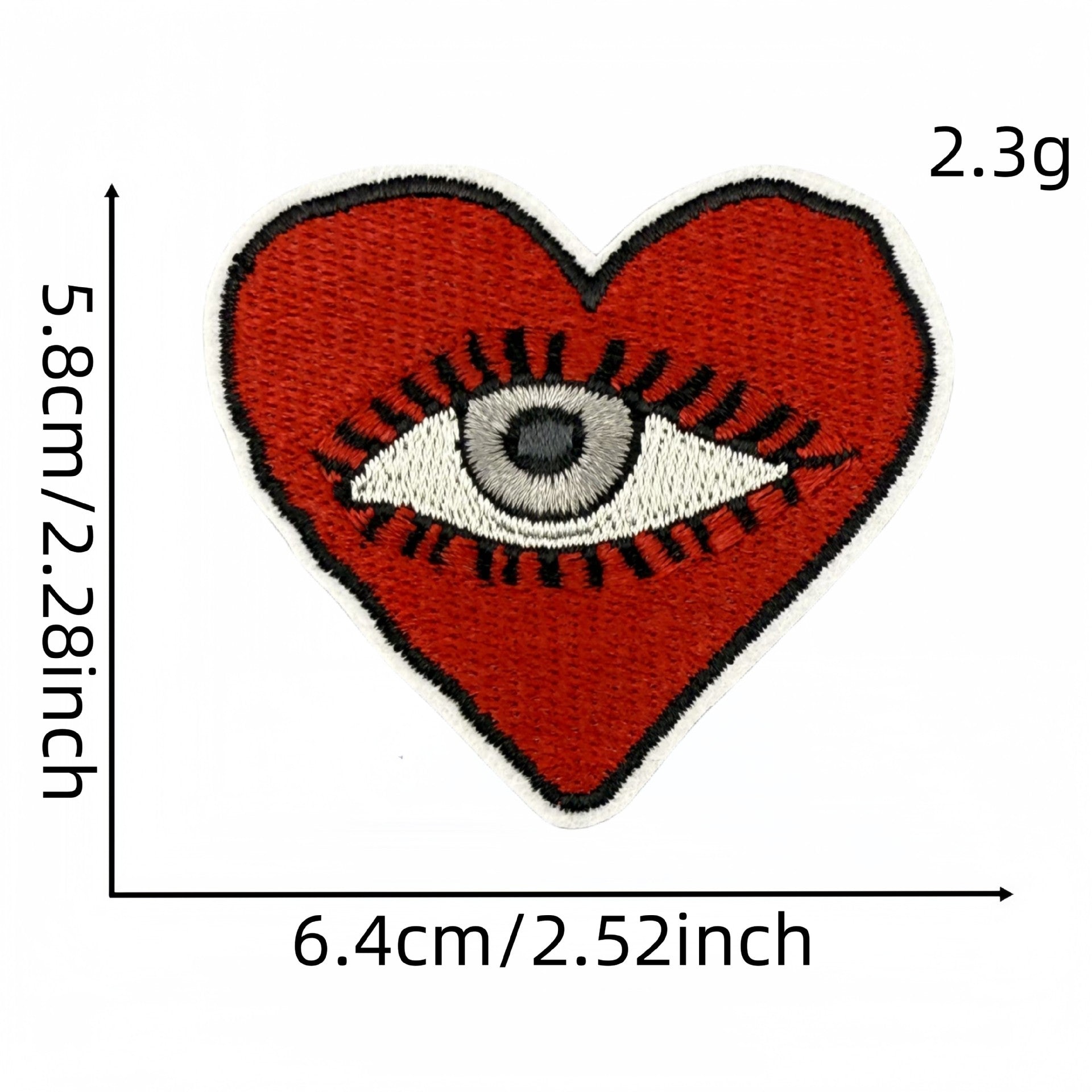 Wholesale Embroidered Patch Cartoon Y2K Sunglasses Design Fabric Applique For Clothing Decoration Casual Fashion Accessory