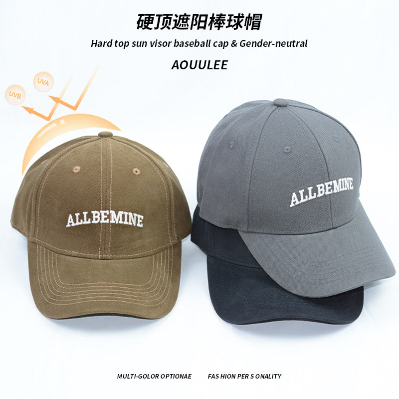 Wholesale Embroidered letters casual sports summer face-showing small baseball cap