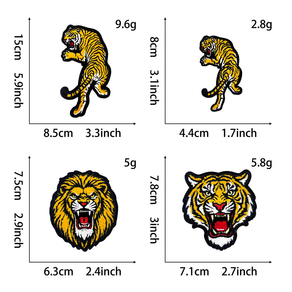 Wholesale Iron On Embroidered Patch Decorative Applique For Clothing DIY