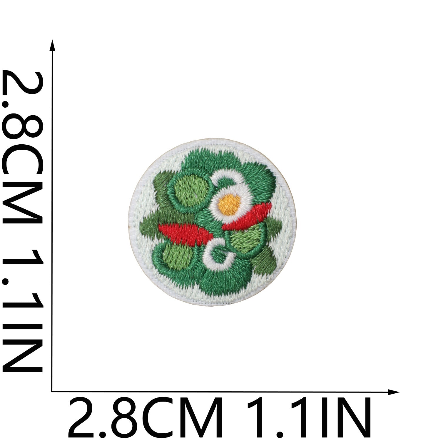 Wholesale Drink Cup Cow And Rice Ball Embroidered Iron On Patch Card Set For Clothing DIY Chic Accessory