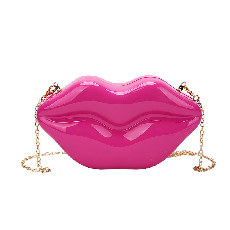 Bolsa de hombro de labios acrílicos al por mayor