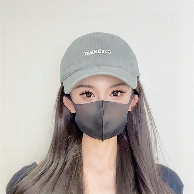 Wholesale Purple Big Head Face Small Baseball Cap Women's Fashion All-match Cap for Men