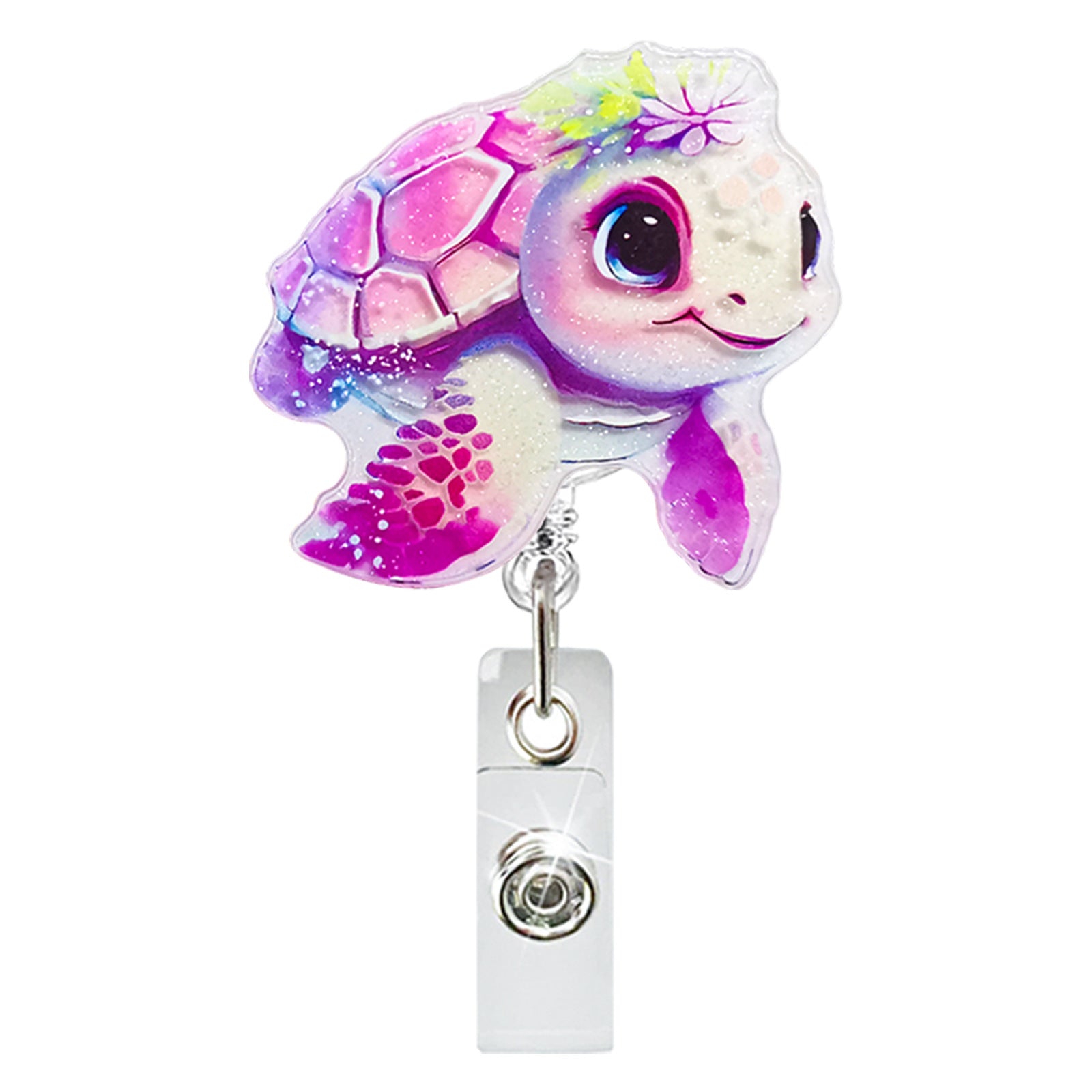 Wholesale Acrylic Colored Turtle Marine Life Easy-pull Rotating Certificate