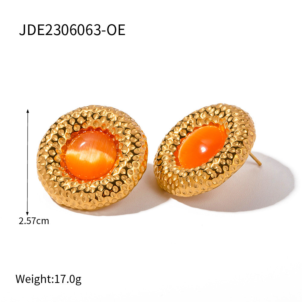 Wholesale 18k Gold Round Stainless Steel Necklaces