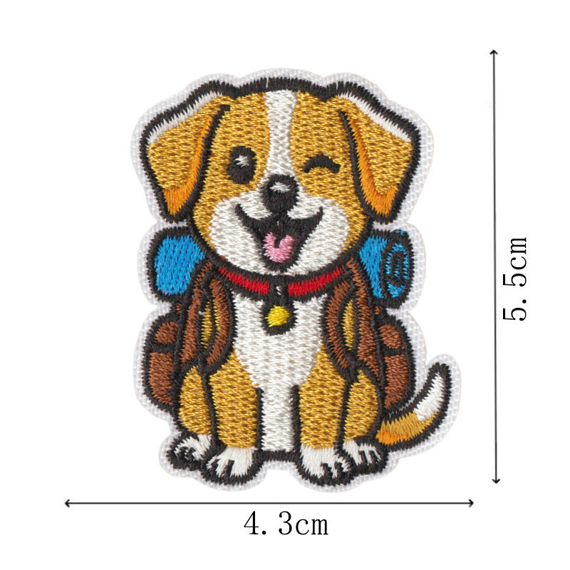 Wholesale Cute Forest Animal Embroidery Patches Set Of 9 Iron On DIY Decorative Accent For Kids Clothing Repair Backpack Hat Decor
