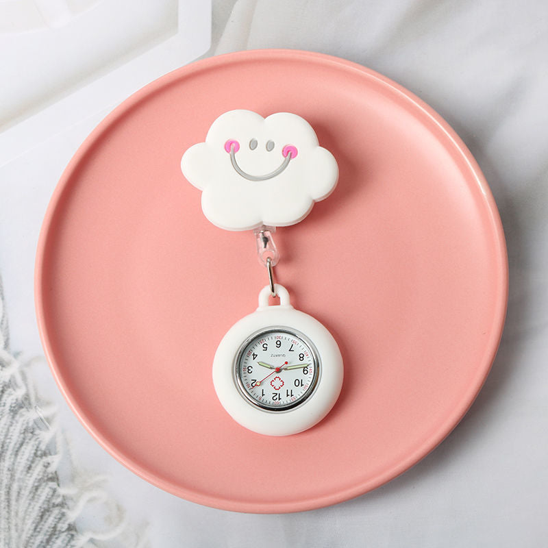 Wholesale Luminous and Cute Silicone Nurse Pocket Watches