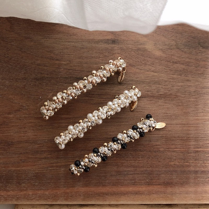 Wholesale Vintage Exquisite Pearl Rhinestone Hair Clips