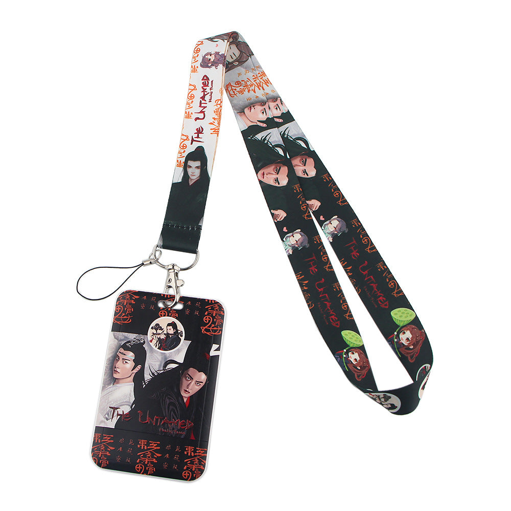 Wholesale Gay Rainbow Polyester Badge Lanyard