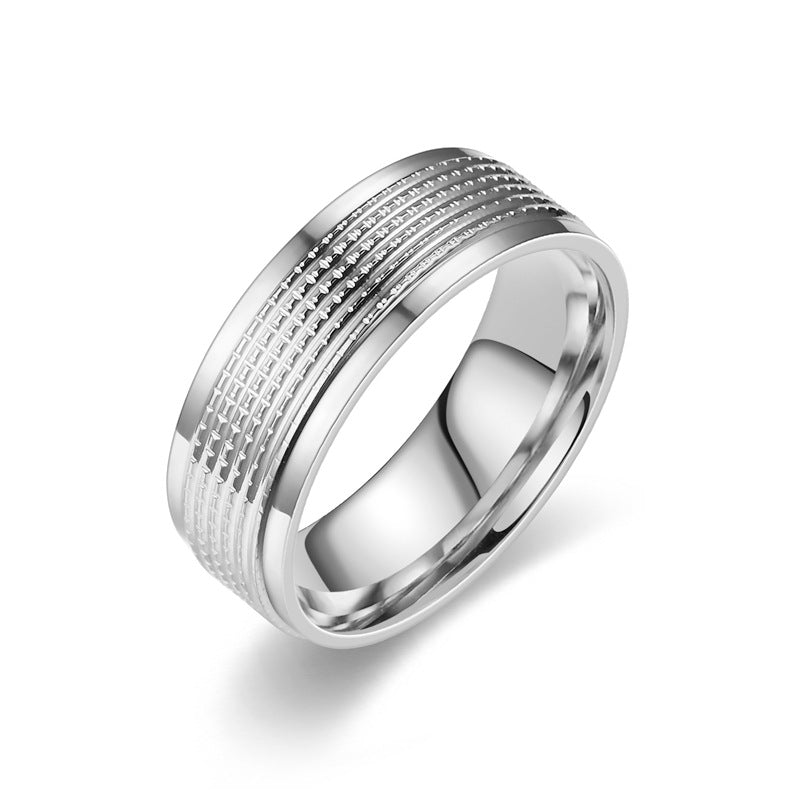 Wholesale Titanium Steel Men's Ring