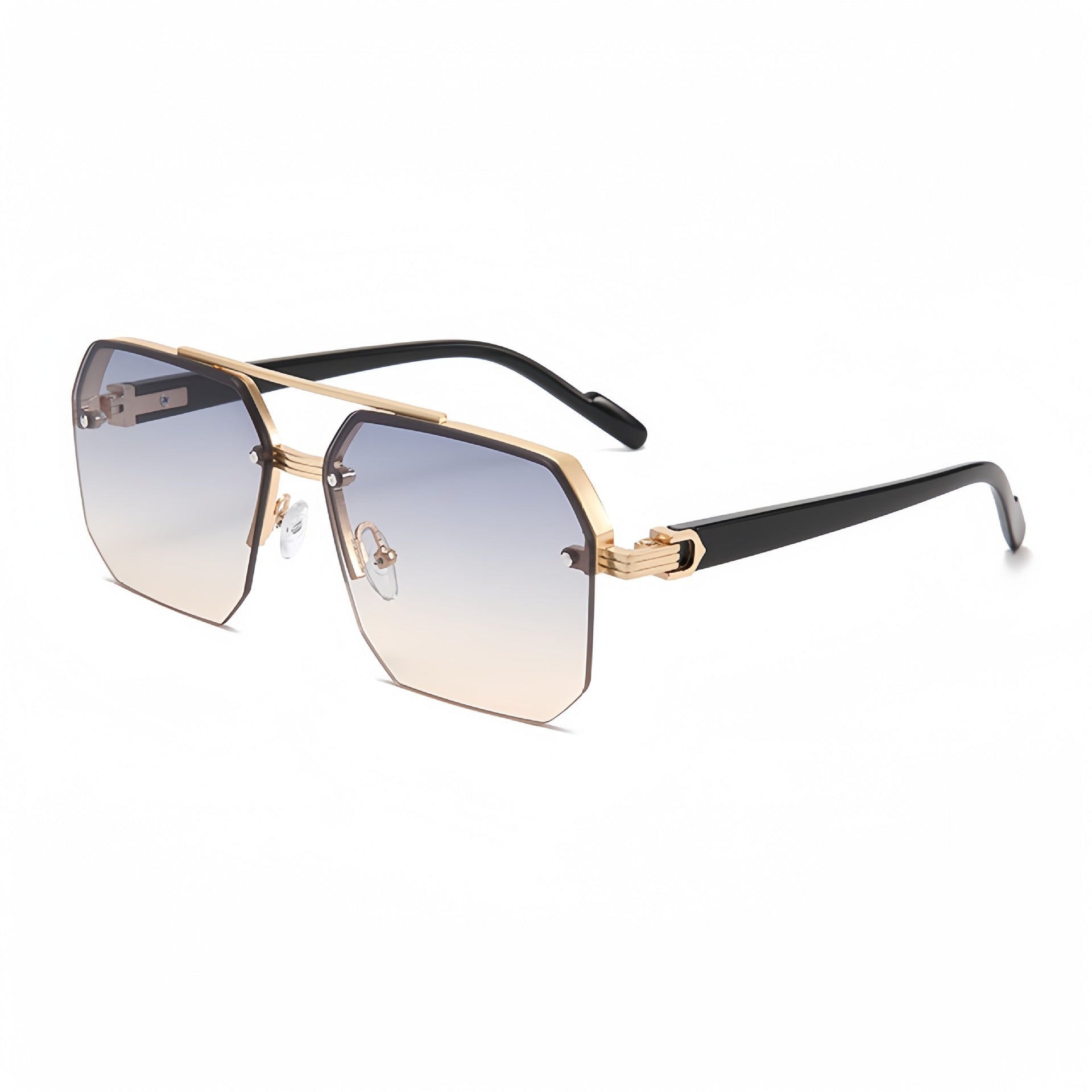 Wholesale New Boys' Driving Sunglasses, Big Face, Slimming, Anti-Uv Driving Glasses, High-End Half-Frame