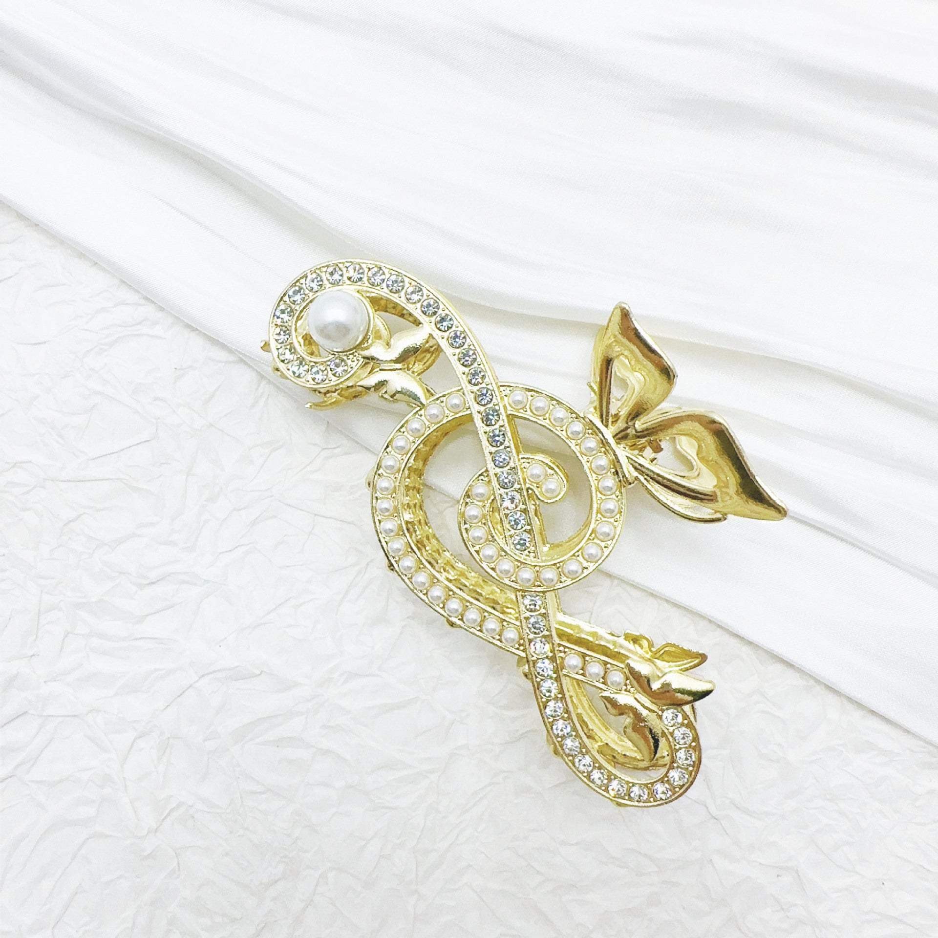 Wholesale Alloy Pearl Cross Pearl Clip