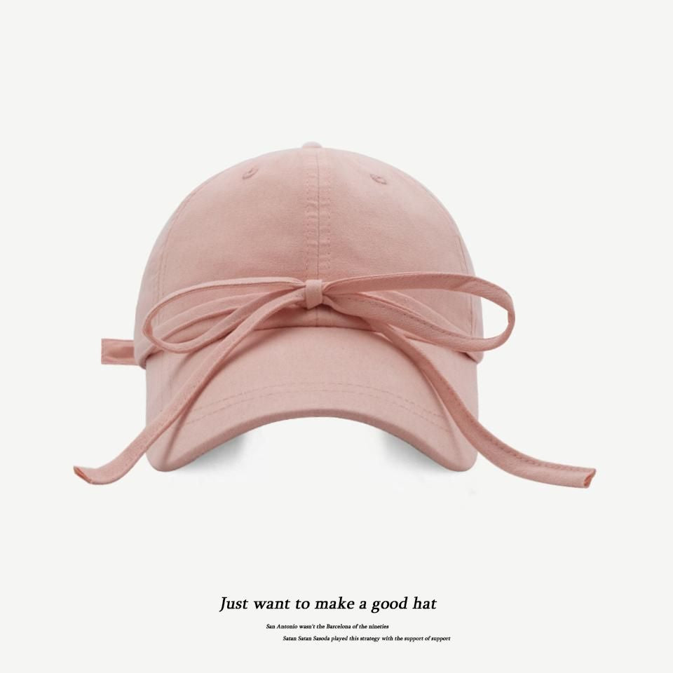 Wholesale Long Ribbon Bow Baseball Cap