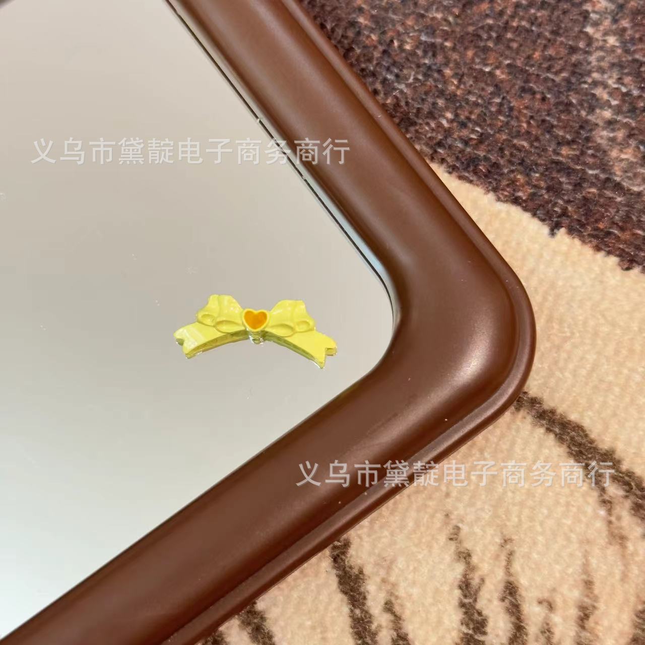 Wholesale 10pcs DIY Paint Alloy Bead Accessories Love Streamer Bow Beaded Mobile Phone Chain Keychain Bracelet Necklace Bead Spacer