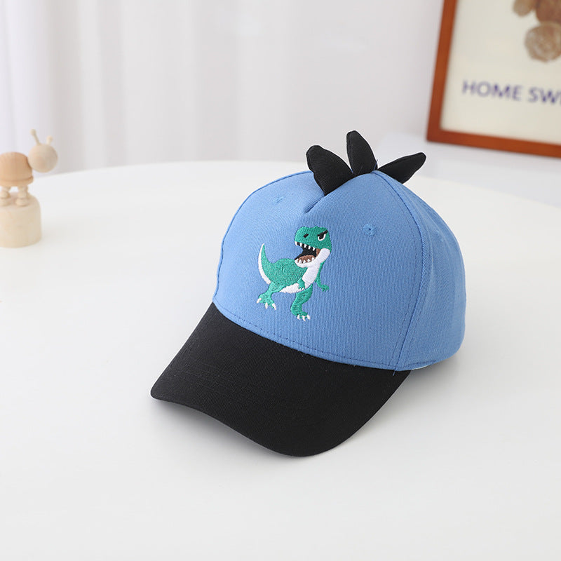 Wholesale Cartoon Printed Dinosaur Shaped Kids Baseball Cap