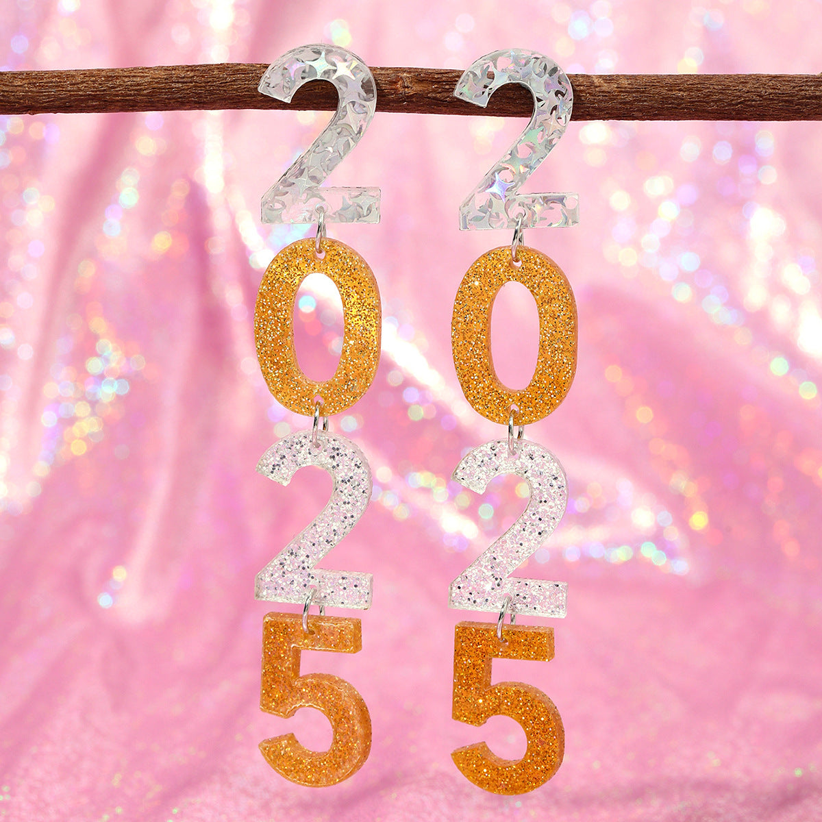 Wholesale Digital 2026 Acrylic Earrings