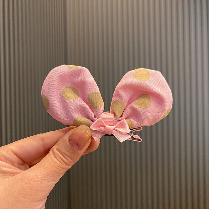 Wholesale Cute Colorful Dot Children's Three-Dimensional Bow Headwear Princess Hair Accessories