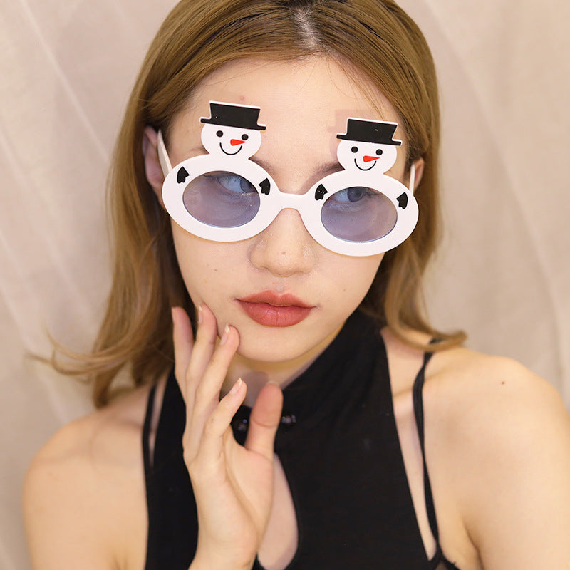 Wholesale ABS Decorative Christmas Glasses