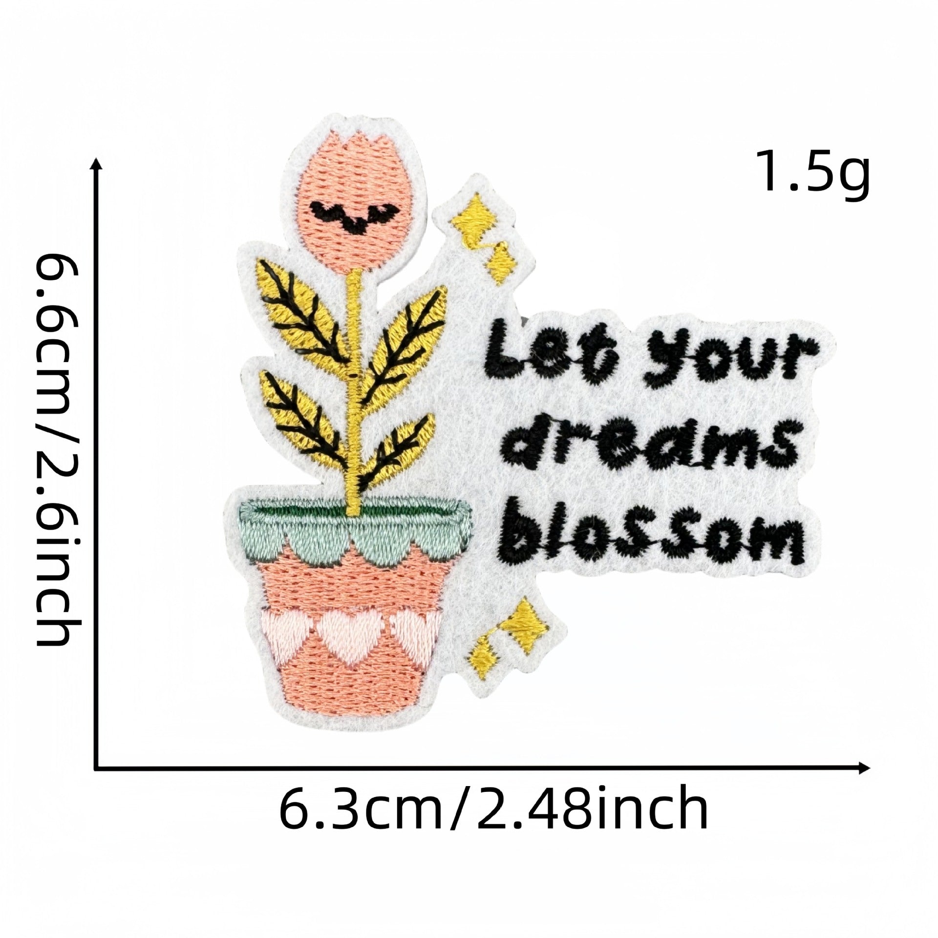 Wholesale Colorful English Letter Embroidered Iron On Patch Stylish Backpack Travel Decoration Gift