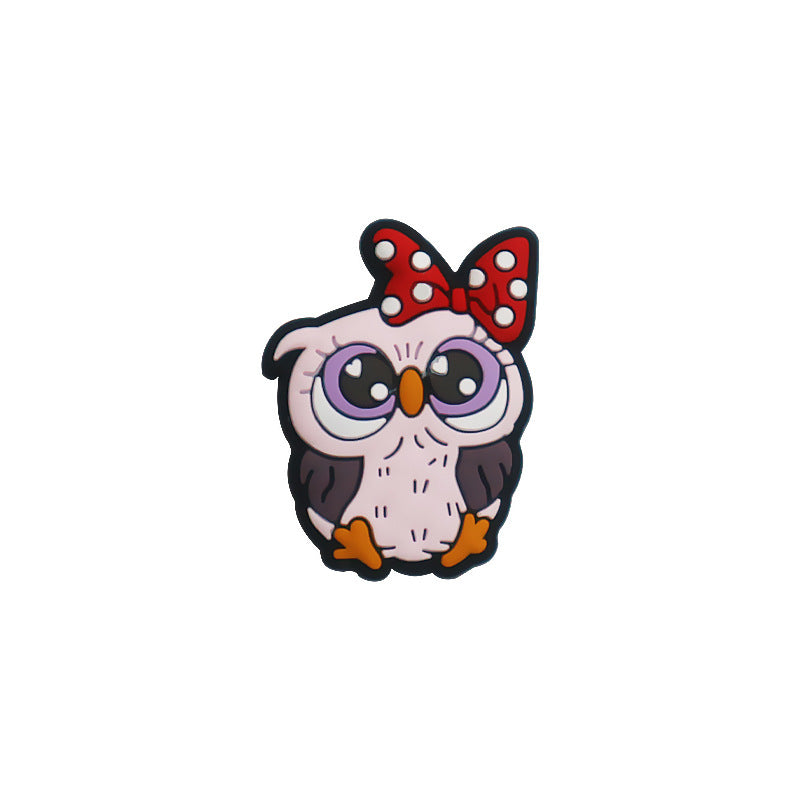 Wholesale 10pcs Epoxy Cartoon Animal Silicone Food Grade Baby Teething Accessories DIY Beaded Pen Beads