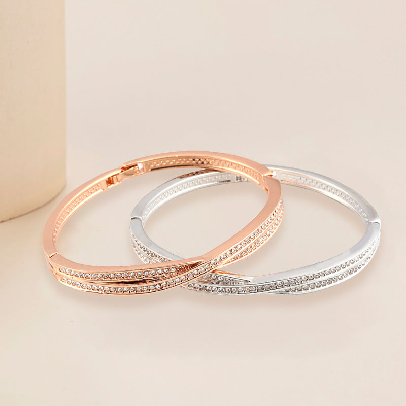 Wholesale Diamond Cross Silver Bracelet