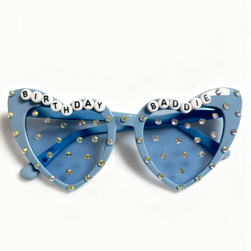 Wholesale Party Heart Earrings Men' s/ women' s sunglasses
