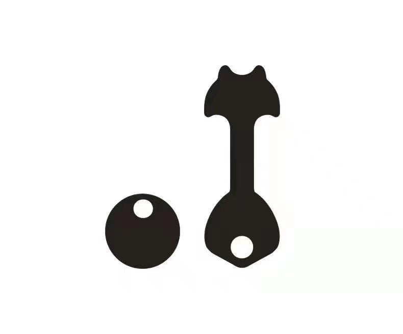 Tokens de compras de acero inoxidable al por mayor