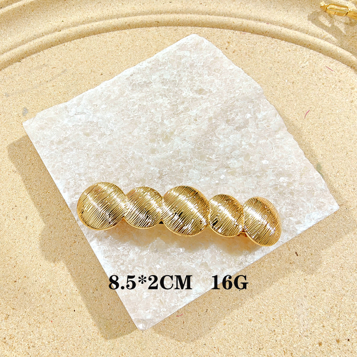 Wholesale Spring Clip Geometric Alloy Hairpin Back Head Ponytail Hair Accessories All-match Fashion Hair Headwear