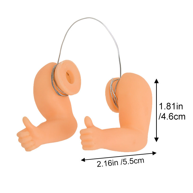 Wholesale  Chicken Arm Toy Dinosaur Hand Muscle Arm Pet Cole Duck  Pet Toy