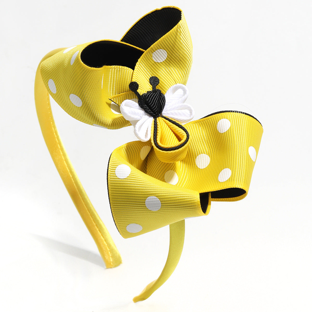 Wholesale 20pcs/pack children' s hair accessories all-match fresh hairpin cute bee ribbon bow hairpin