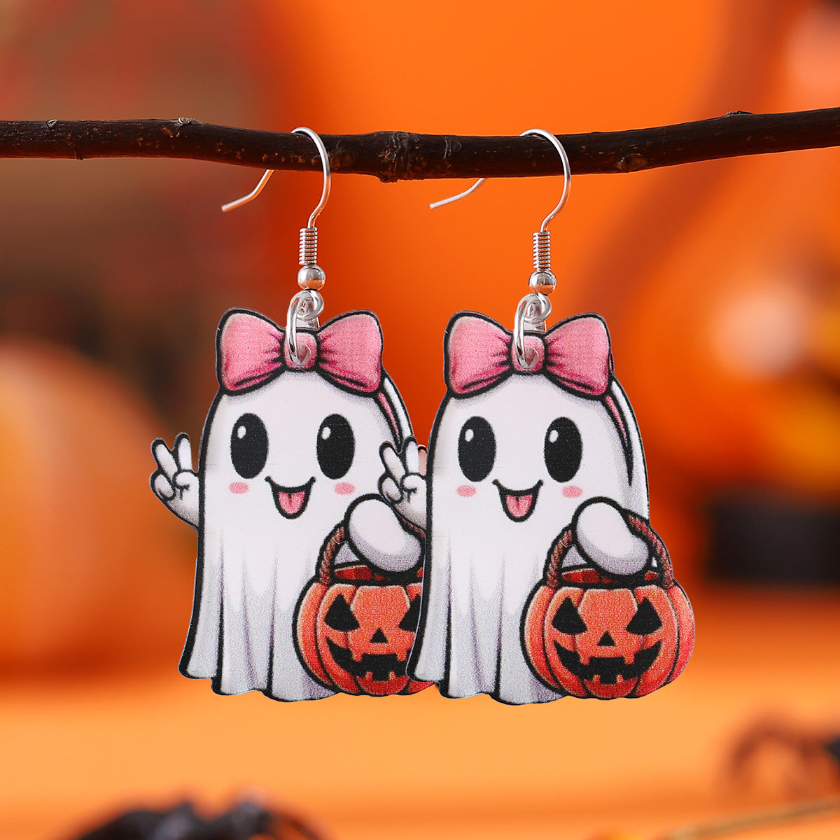 Wholesale  Acrylic Gothic Style Funny Pendant Earrings