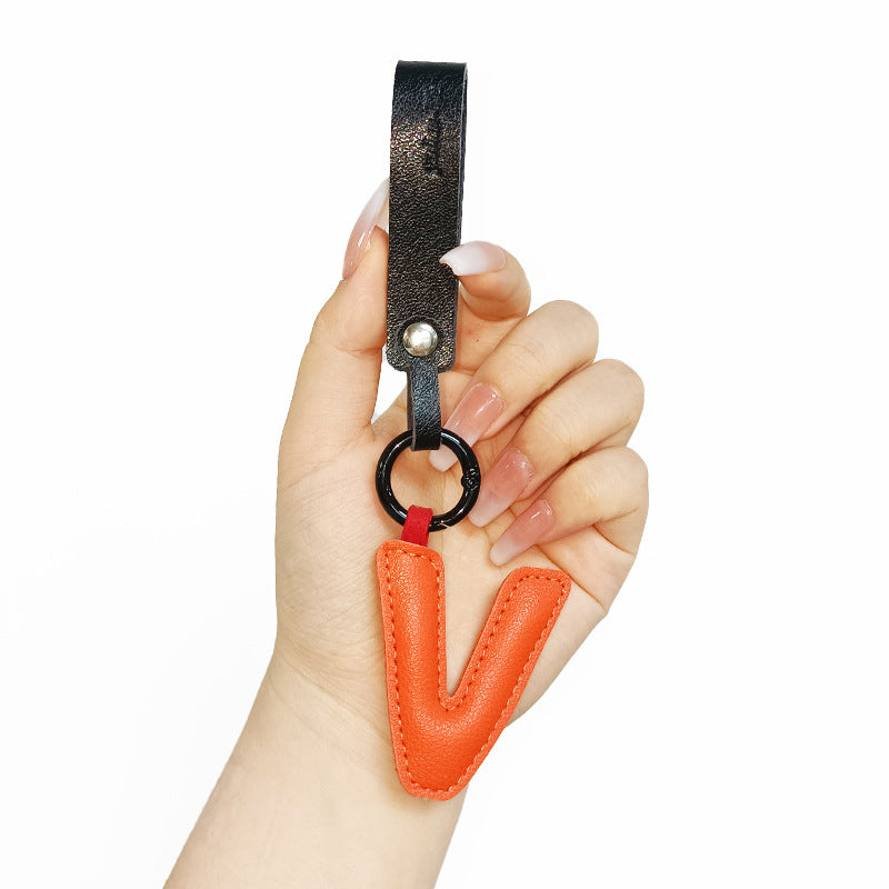 Wholesale Leather Keychains With English Letters