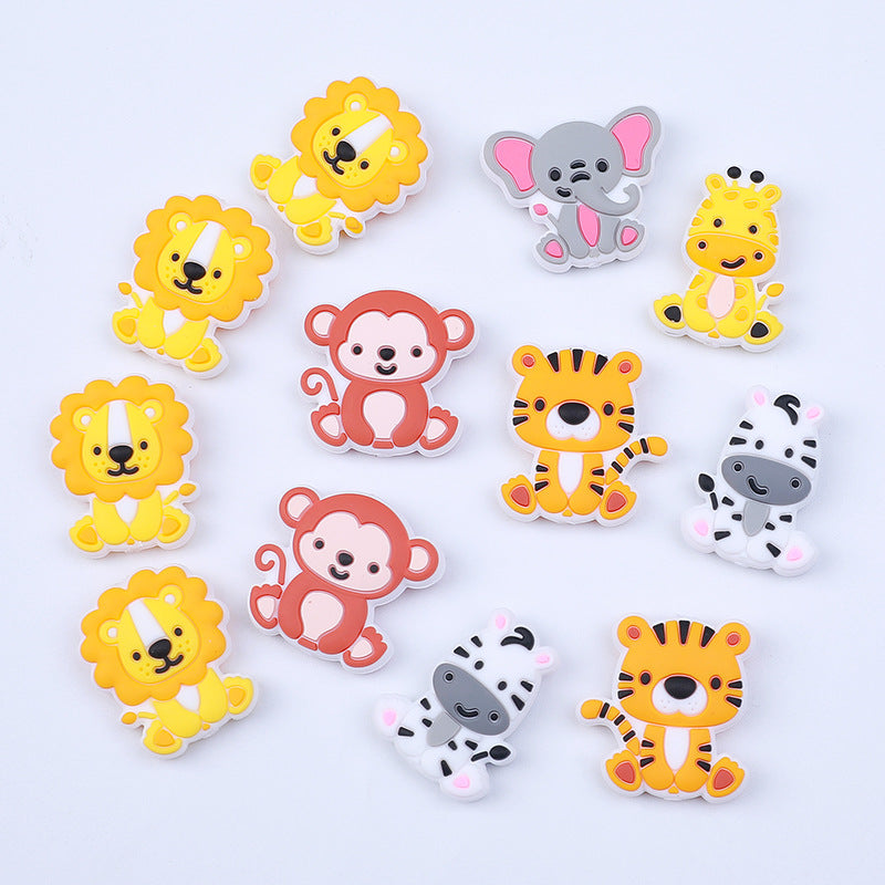 Wholesale 20PCS DIY Cartoon Animal Silicone Beads