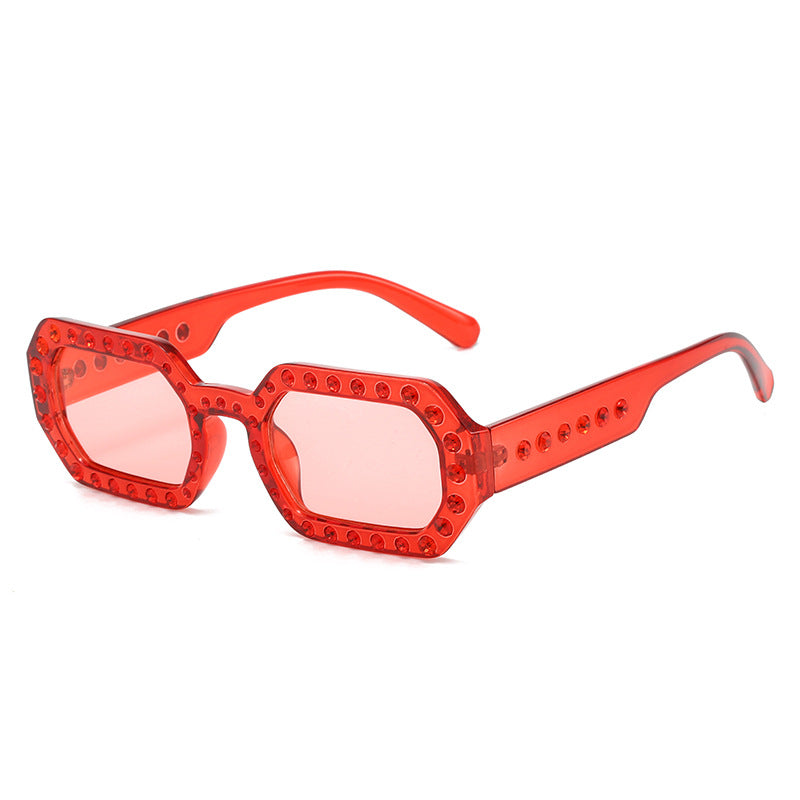 Wholesale Fashion Diamond Small Frame Sunglasses