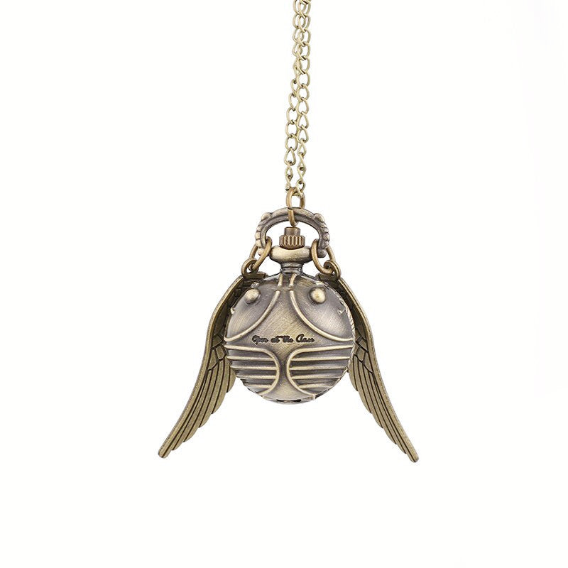 Wholesale Flip up round ball with large wings pocket watch OLY Exclusive