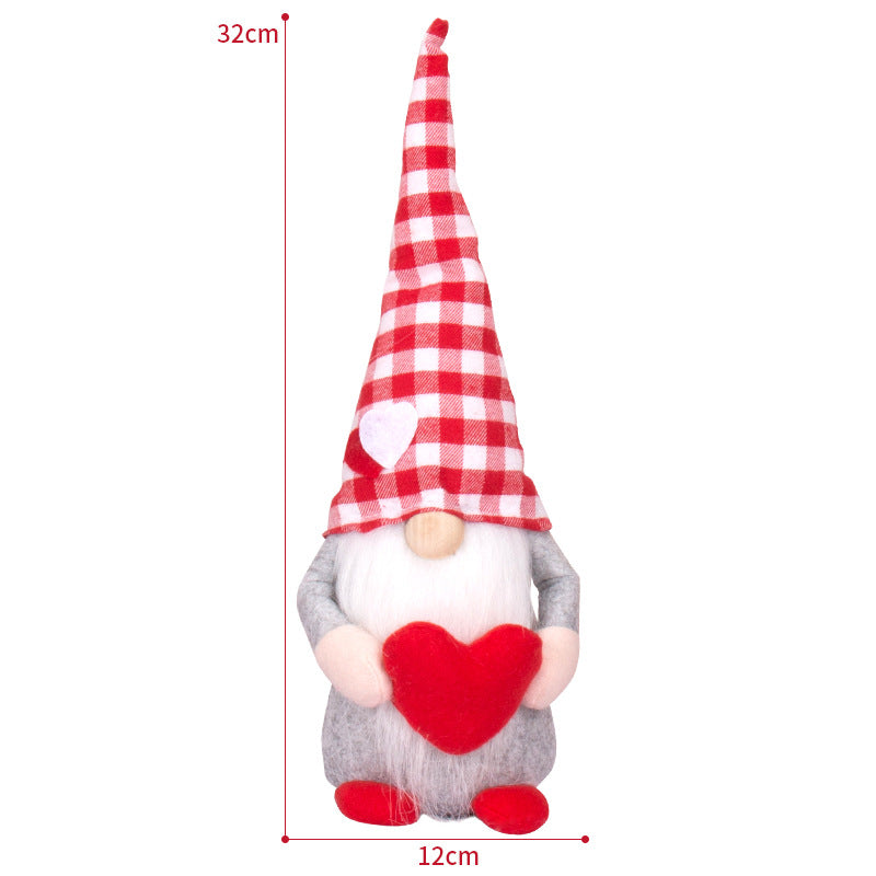 Wholesale Valentine's Day Love Fabric Figurine Ornaments
