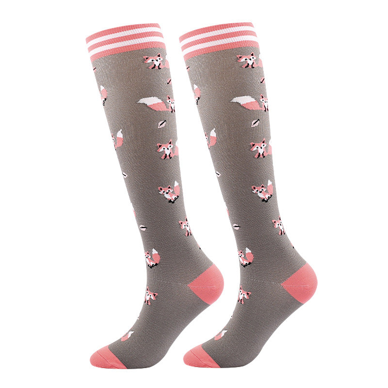 Wholesale 10pcs Valentine's Day Compression Socks Mid-calf Sports Pressure Slimming Beauty Leg Medical Auxiliary Elastic Socks