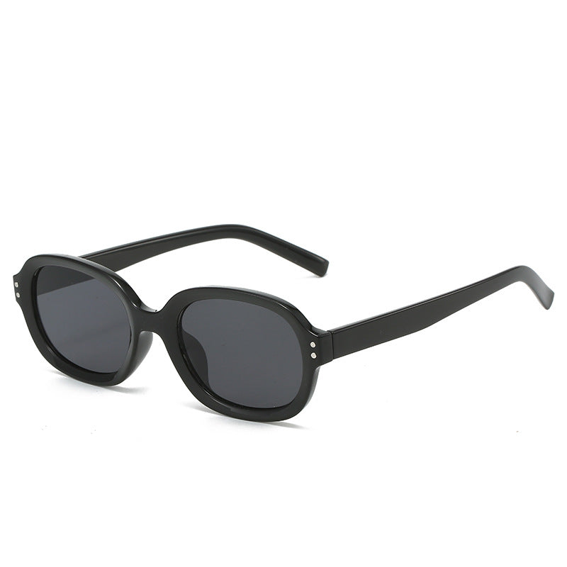Wholesale Square Fashion All-match Rivet Small Square Frame Sunglasses