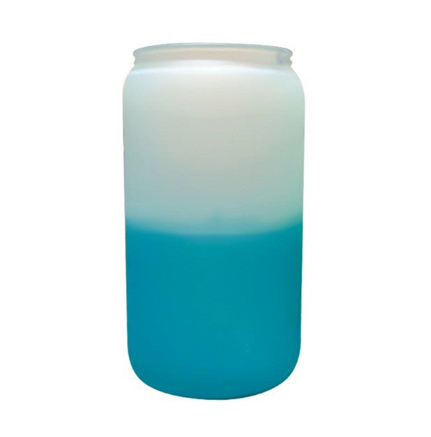 Wholesale Sublimation 16oz  20oz Thermal Transfer Frosted Coating Bamboo Lid Glass