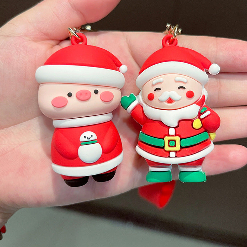 Wholesale Santa Claus Christmas Keychains