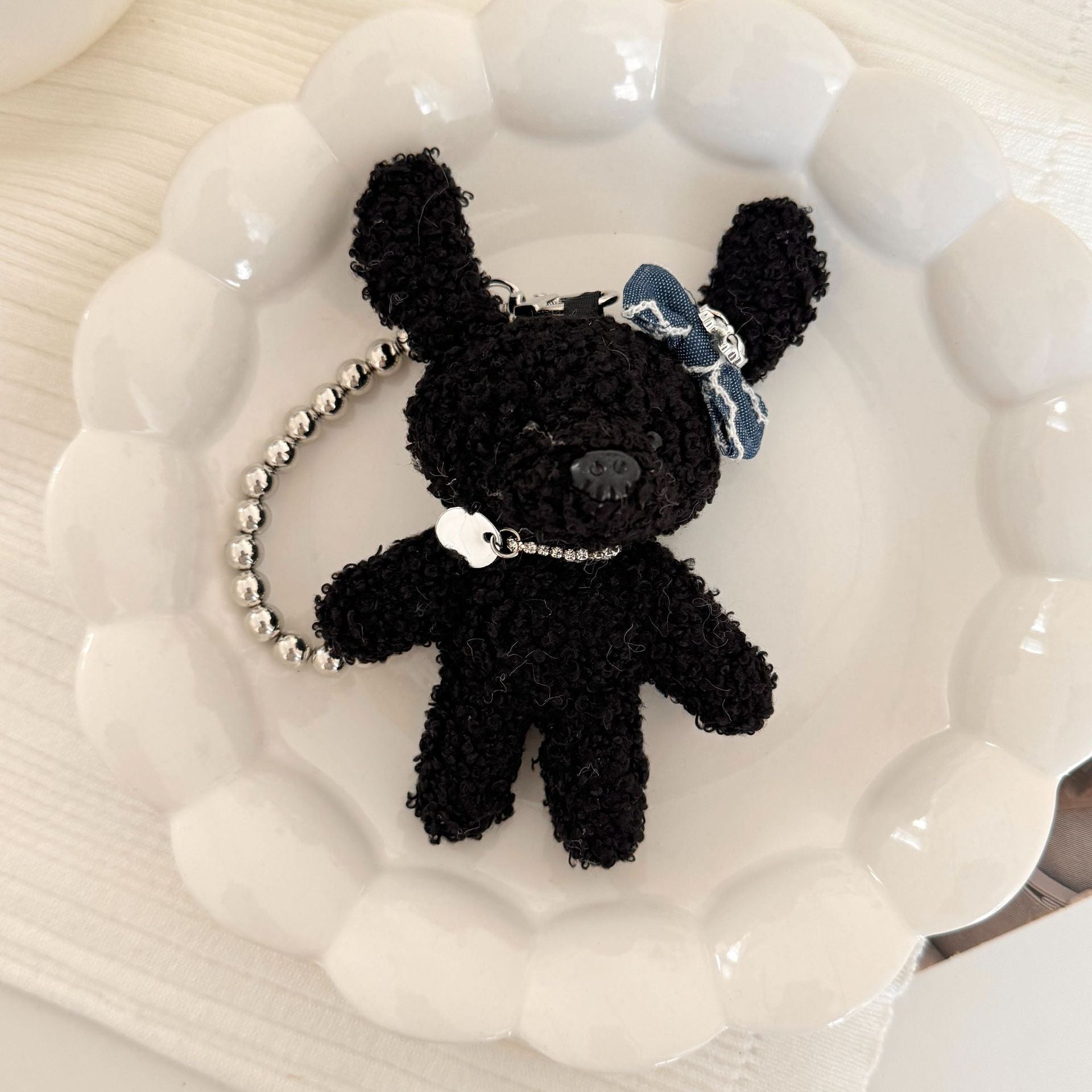 Wholesale Cute bunny bow pendant