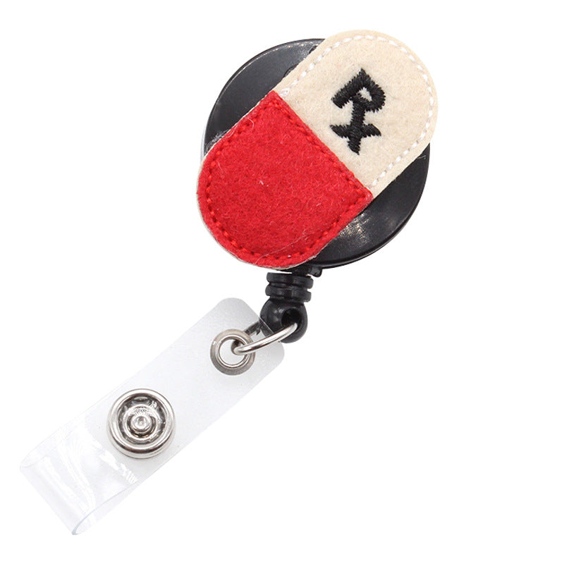 Mayor Médico Medicina Medicina Lindo Retractable de dibujos animados retráctil