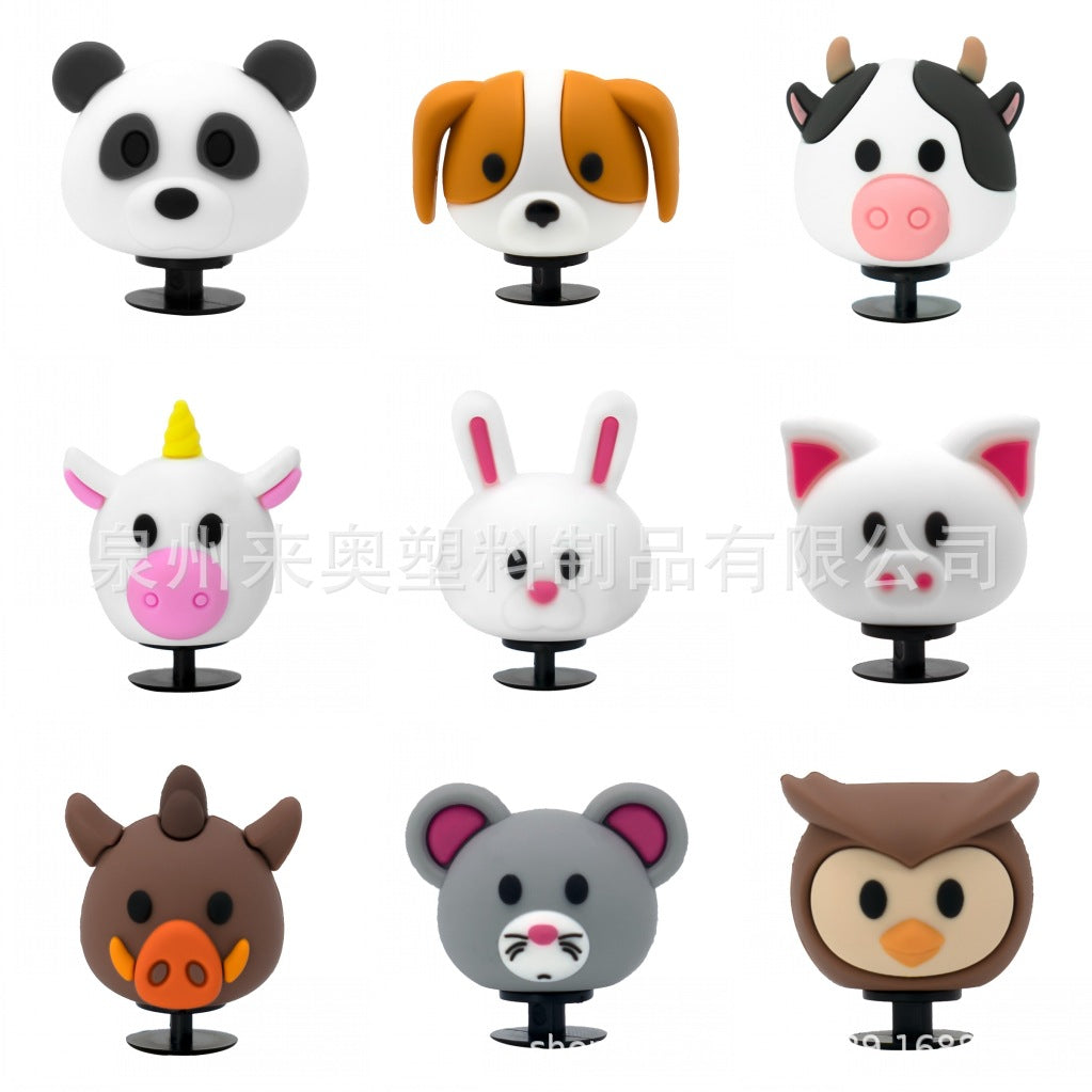 Wholesale 5pcs Cute cartoon animal garden 3D hole shoes decorative accessories
