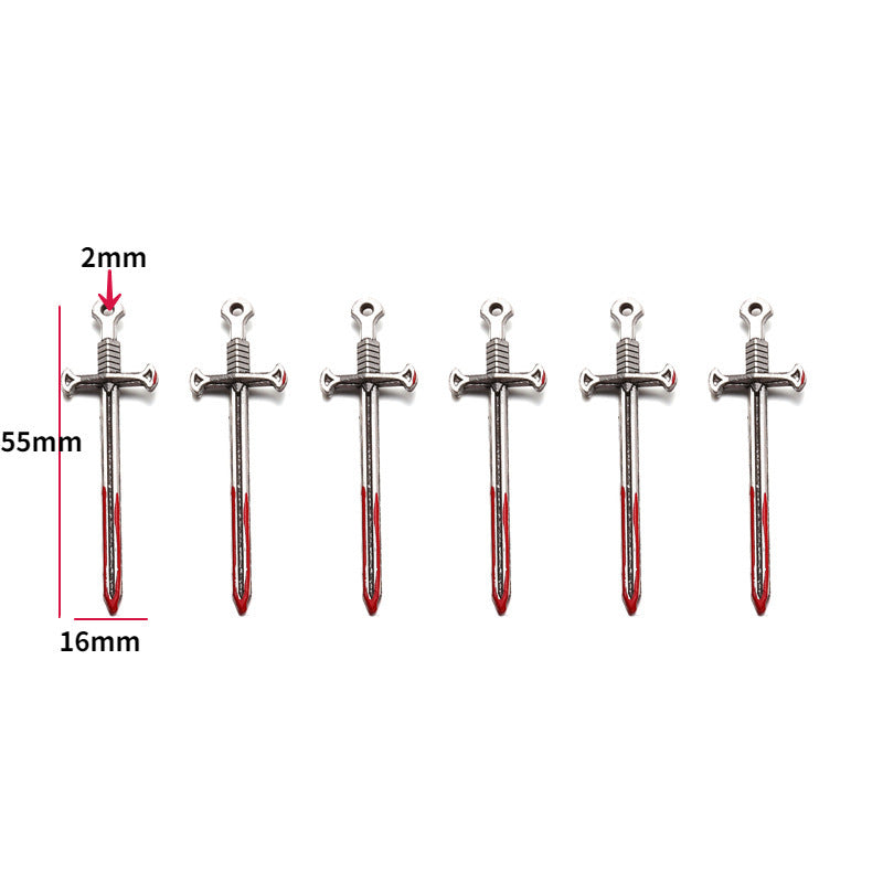 Wholesale 10pcs  Jewelry Accessories 20 Anime Weapons Decorations