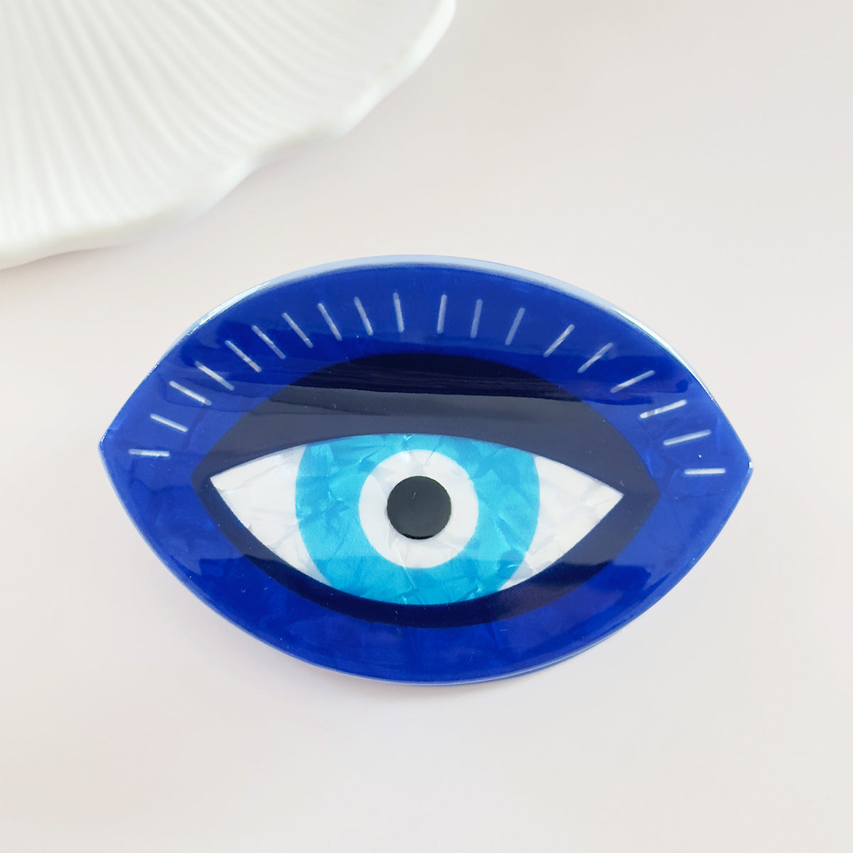 Wholesale evil eye hairpin retro hand clip